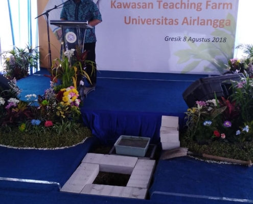 Ground Breaking Kawasan Teaching Farm Universitas Airlangga Bpbrin Unair